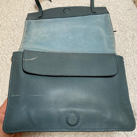 Prada Etiquette Flap Bag Studded Glace Calfskin Small bag - Picture 8 of 17